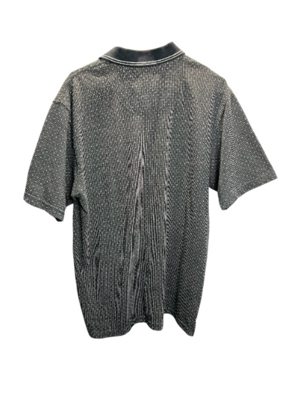 Van Heusen Black and White Patterned Polo - Picture 4 of 8